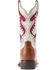 Image #3 - Ariat Women's Pinto VentTEK™ 360° Western Boots - Broad Square Toe, Brown, hi-res