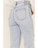 Image #3 - Vigoss Women's Distressed Tapered-Ankle Baggy High Rise Jeans, Blue, hi-res