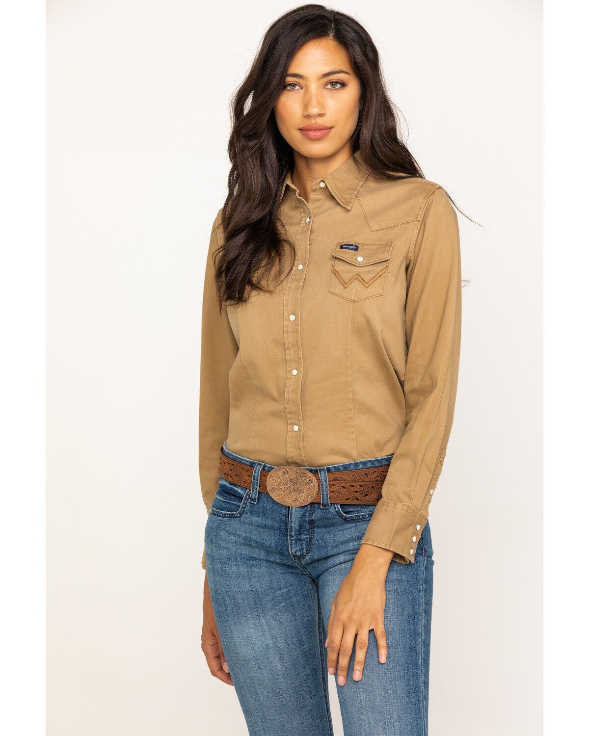 Tan Long Sleeve Western Shirt | Boot Barn