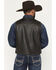 Image #4 - Scully Men's Leather Vest, Dark Brown, hi-res