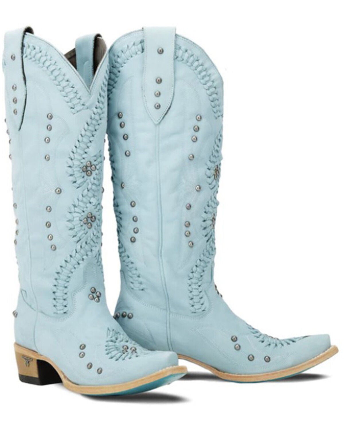 Lane Women's Cossette Tall Western Boots - Snip Toe, Blue, hi-res
