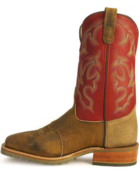 Image #3 - Double-H Men's Western Work Boots, Golden Tan, hi-res