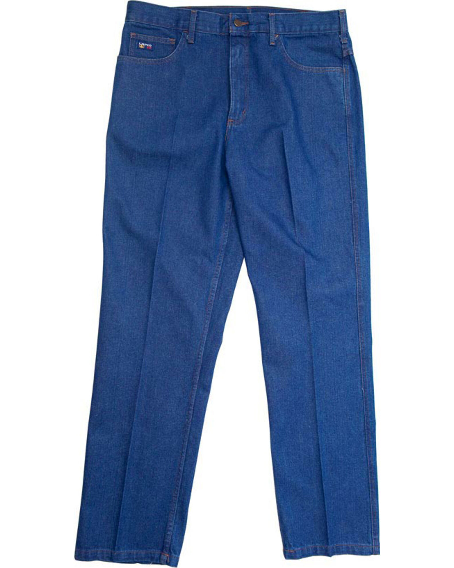 Image #1 - Lapco Men's FR Relaxed Fit Bootcut Jeans, Blue, hi-res