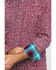 Image #4 - Rock 47 By Wrangler Men's Burgundy Paisley Print Long Sleeve Western Shirt  , , hi-res