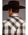 Image #2 - Stetson Men's Brown Ombre Plaid Long Sleeve Western Shirt, Brown, hi-res