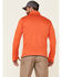 Image #4 - Columbia Men's Heather Quartz Red Park View 1/2 Zip Fleece Pullover, Orange, hi-res