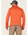 Image #4 - Columbia Men's Heather Quartz Red Park View 1/2 Zip Fleece Pullover , Orange, hi-res