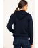 Image #2 - Carhartt Women's FR Rain Defender Hooded Heavyweight Zip Sweatshirt, Navy, hi-res