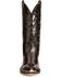 Laredo Men's Lizard Print Western Boots - Pointed Toe, Black, hi-res