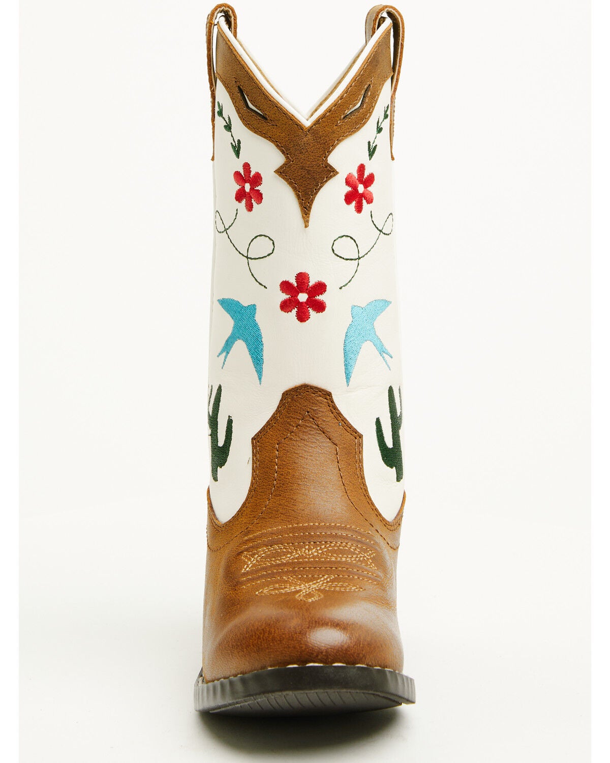 Image #4 - Shyanne Girls' Sadie Western Boots - Round Toe, Brown, hi-res