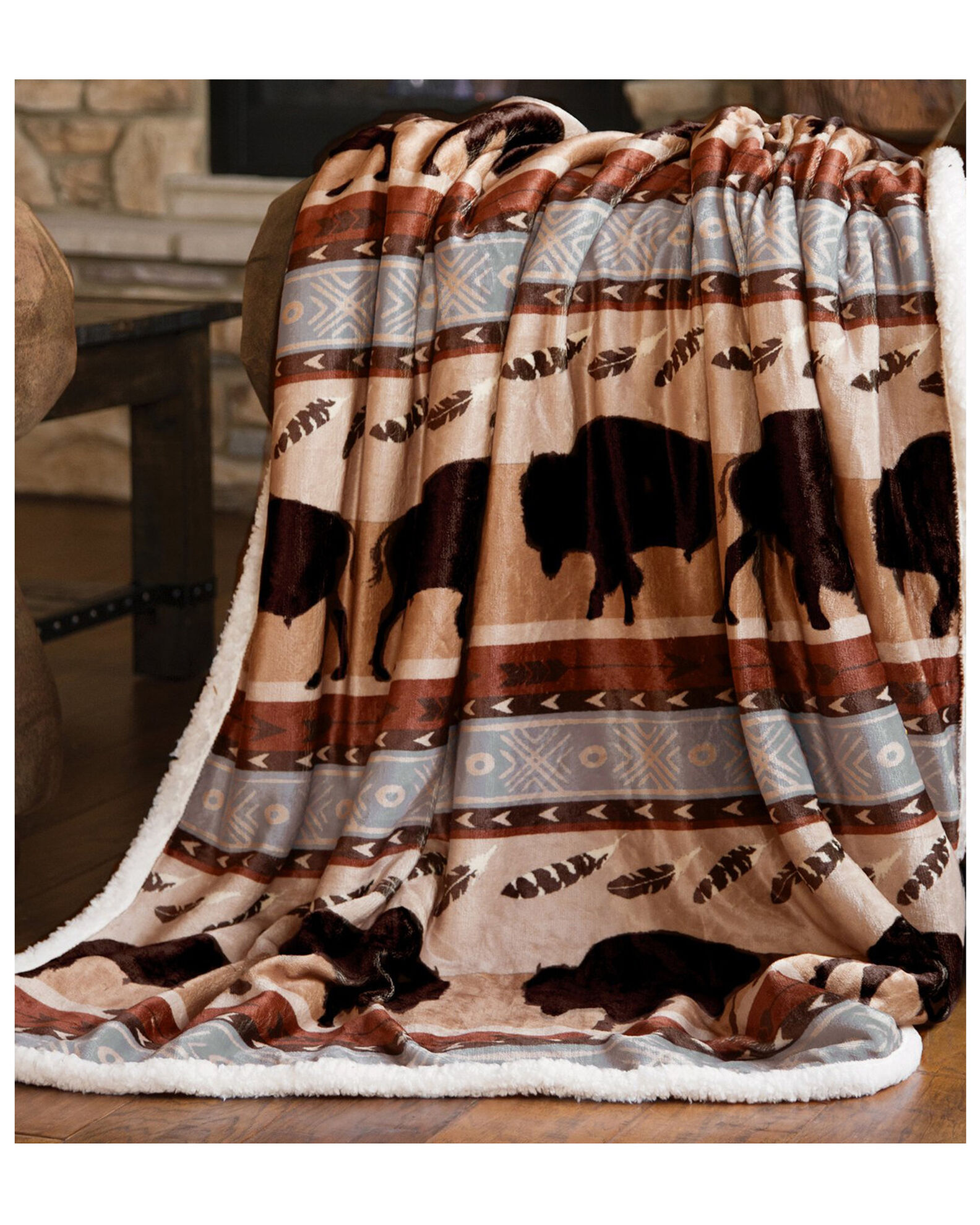 Southwest sherpa blanket best sale