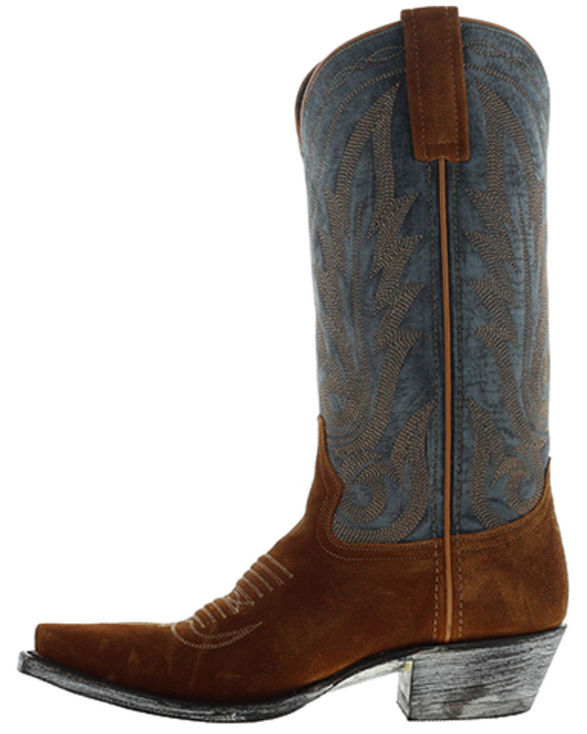 Image #3 - Liberty Black Women's Dalilah Suede Western Boots - Snip Toe, Tan, hi-res