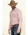 Image #3 - Cody James Men's Basket Case Geo Print Long Sleeve Western Shirt , , hi-res
