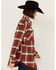 Image #3 - Wrangler Women's Plaid Print Long Sleeve Snap Boyfriend Flannel Shirt, , hi-res