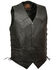 Image #1 - Milwaukee Leather Men's 58-60 Classic Side Lace Vest, Black, hi-res