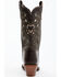 Laredo Women's Heart Angel Wing Cowboy Western Boot - Snip Toe, Dark Brown, hi-res