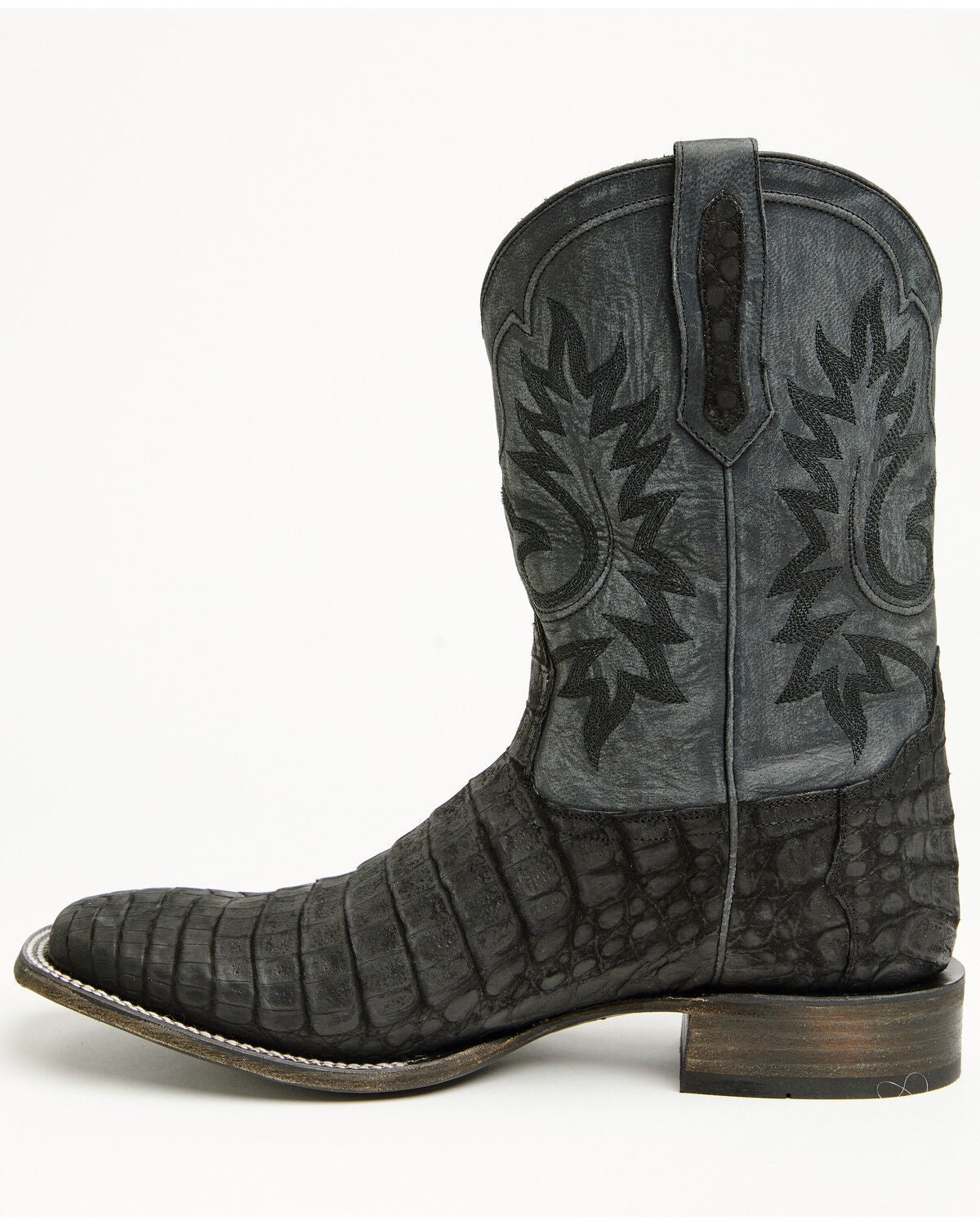 Image #3 - Cody James Black 1978&reg; Men's The Hayward Exotic Caiman Belly Western Boots - Broad Square Toe, Black, hi-res