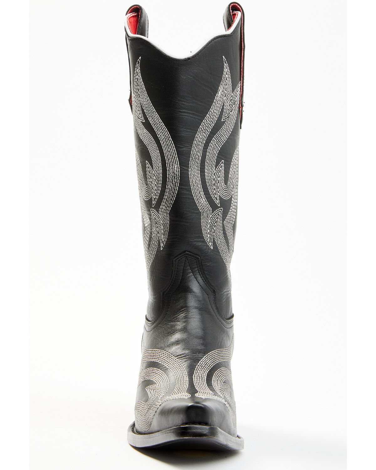 Image #4 - Planet Cowboy Women's Psychedelic Lines On The Highway Leather Western Boot - Snip Toe, Black, hi-res
