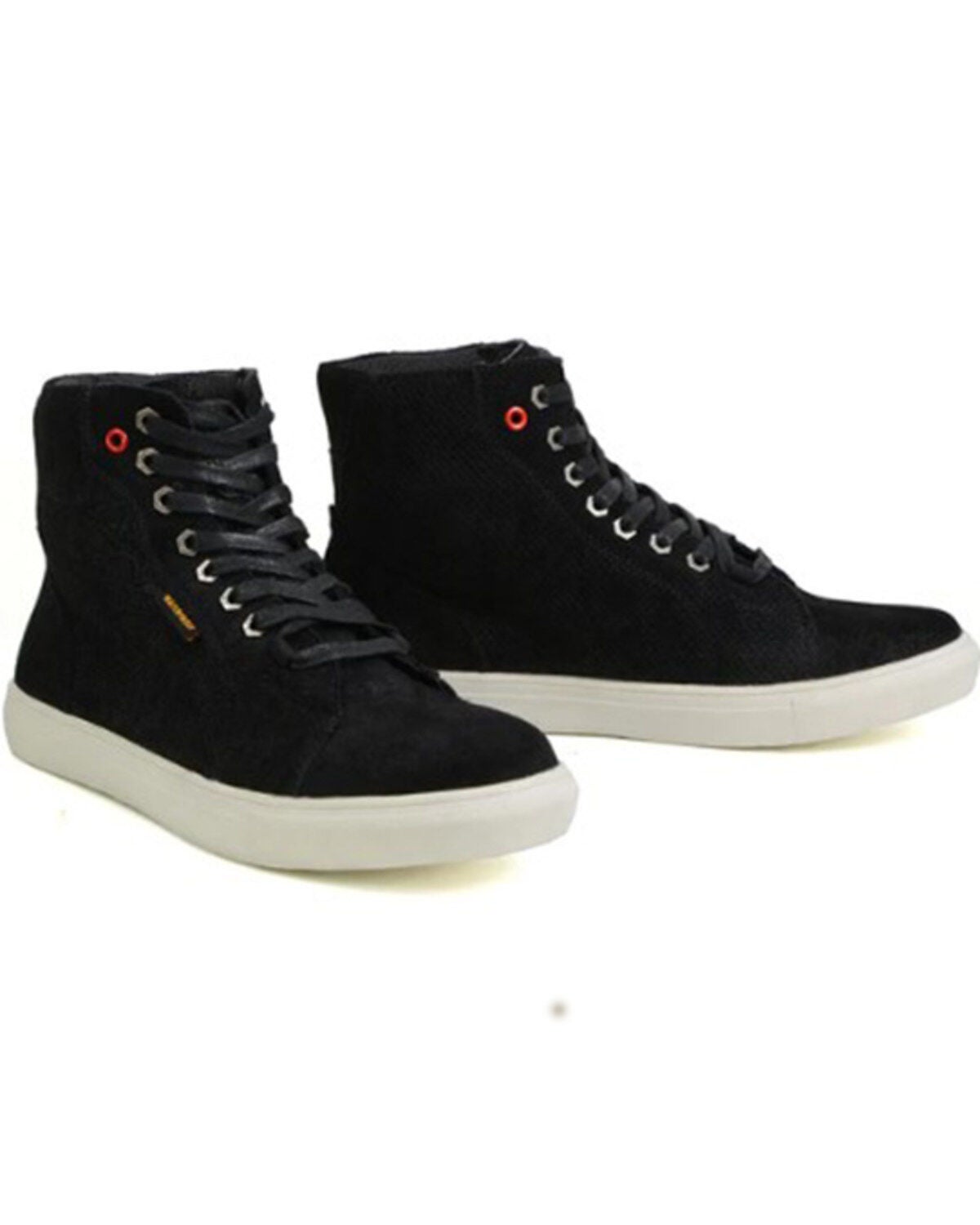 Milwaukee Leather Men's Vintage High-Top Reinforced Street Riding Waterproof Shoes Round Toe - Extended Sizes, Black, hi-res