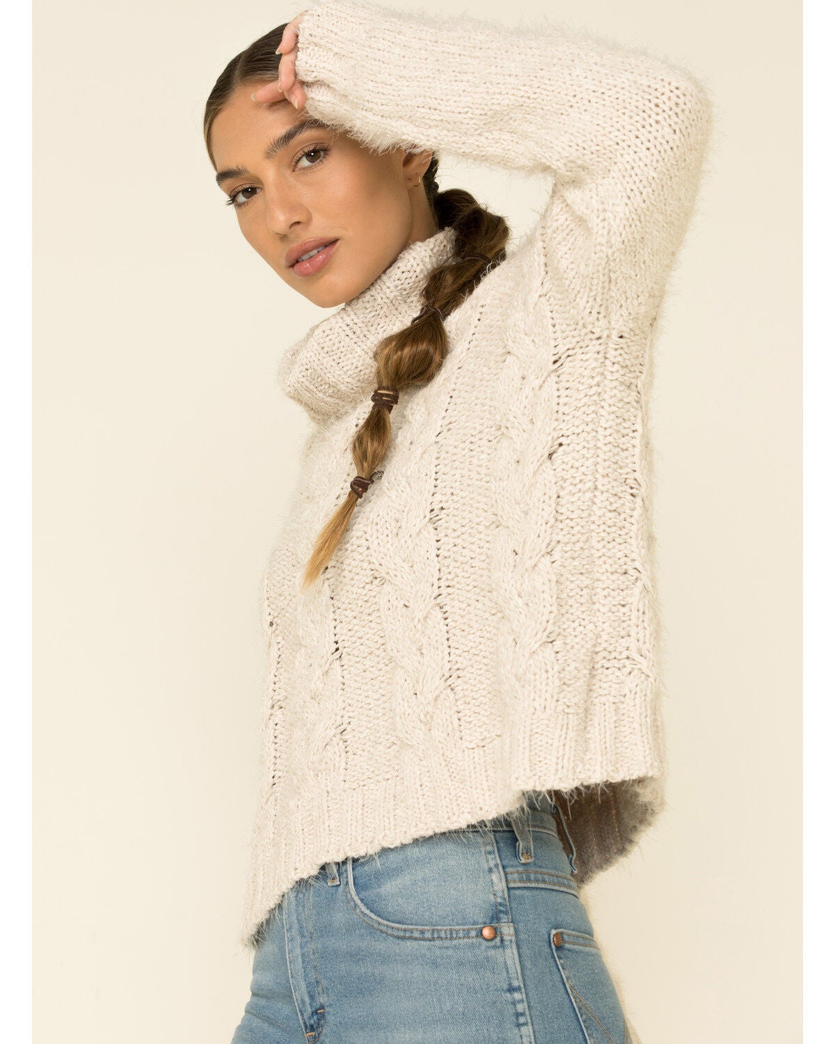 ivory knit sweater