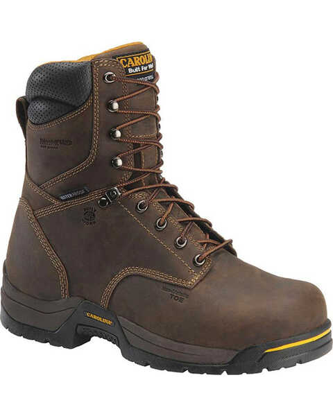 Carolina Men's 8" Waterproof Insulated Work Boots - Composite Toe, , hi-res