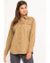 Image #1 - Ariat Women's FR Featherlight Long Sleeve Work Shirt , Beige/khaki, hi-res