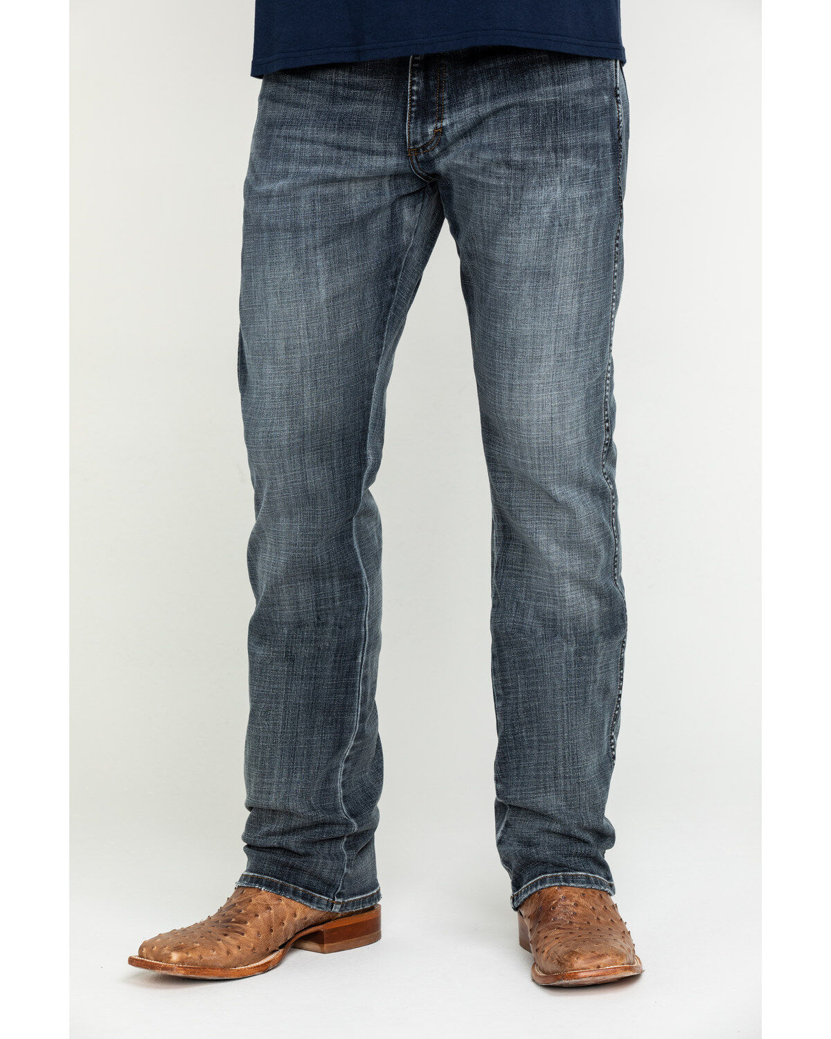 mens gray bootcut jeans