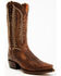 Image #1 - Dan Post Men's 13" Yuma Western Boots - Snip Toe, Chocolate, hi-res