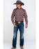 Image #6 - Roper Men's Fancy Small Plaid Embroidered Long Sleeve Western Shirt, , hi-res