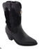 Image #1 - Milwaukee Leather Women's Snake Print Western Boots - Round Toe, Black, hi-res