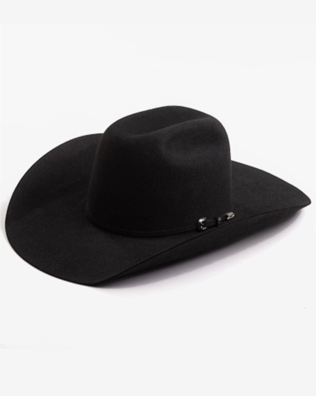 Larry Mahan Genoa 6X Felt Cowboy Hat, Black, hi-res