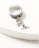 Image #1 - Shyanne Women's Boot Charm Ring, Silver, hi-res