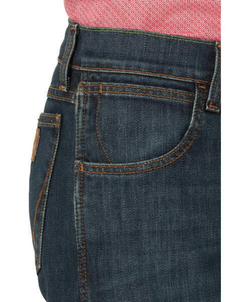Image #5 - Wrangler Retro Men's FR New Castle Dark Slim Straight Work Jeans , , hi-res