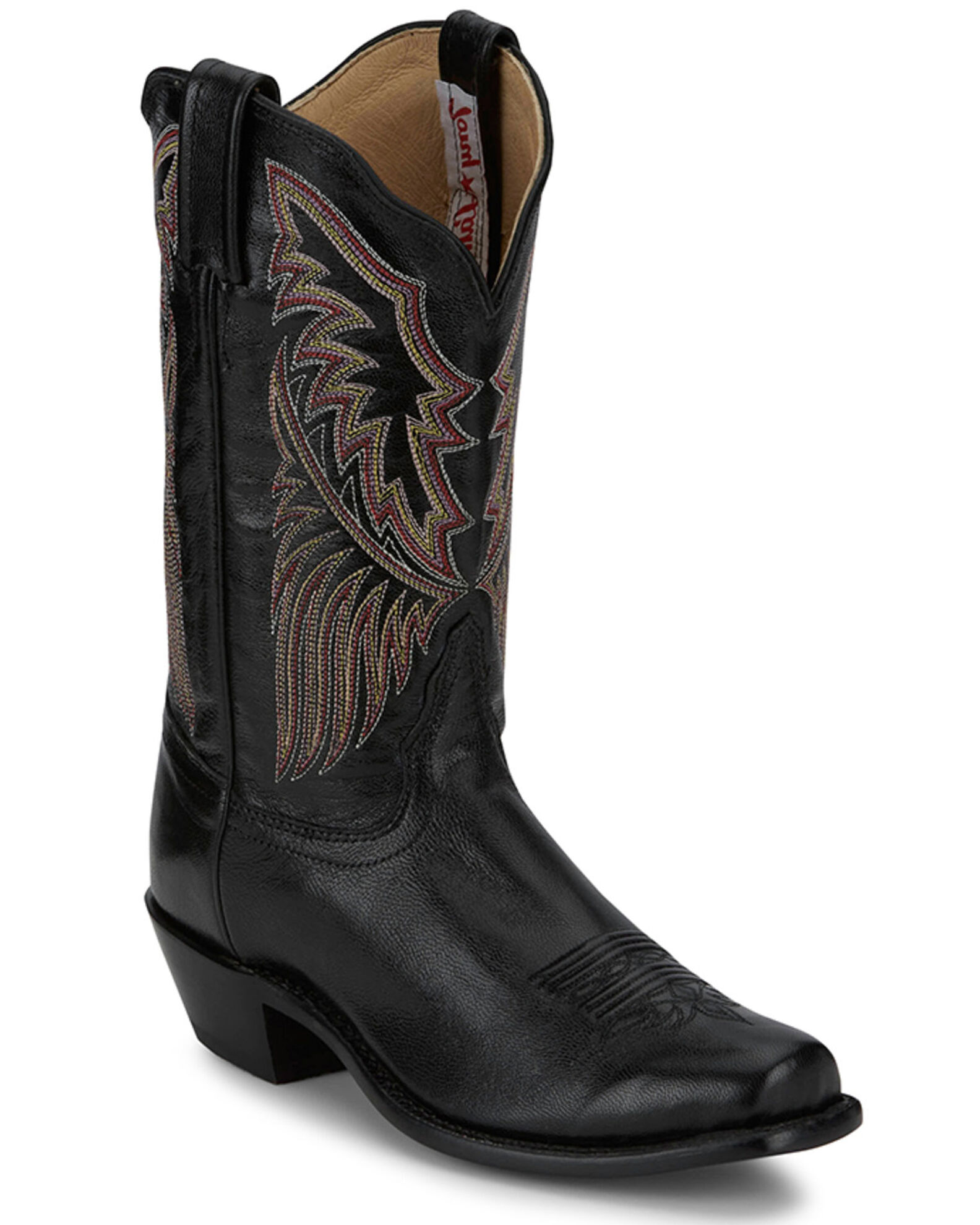 Black tony lama women's boots discount