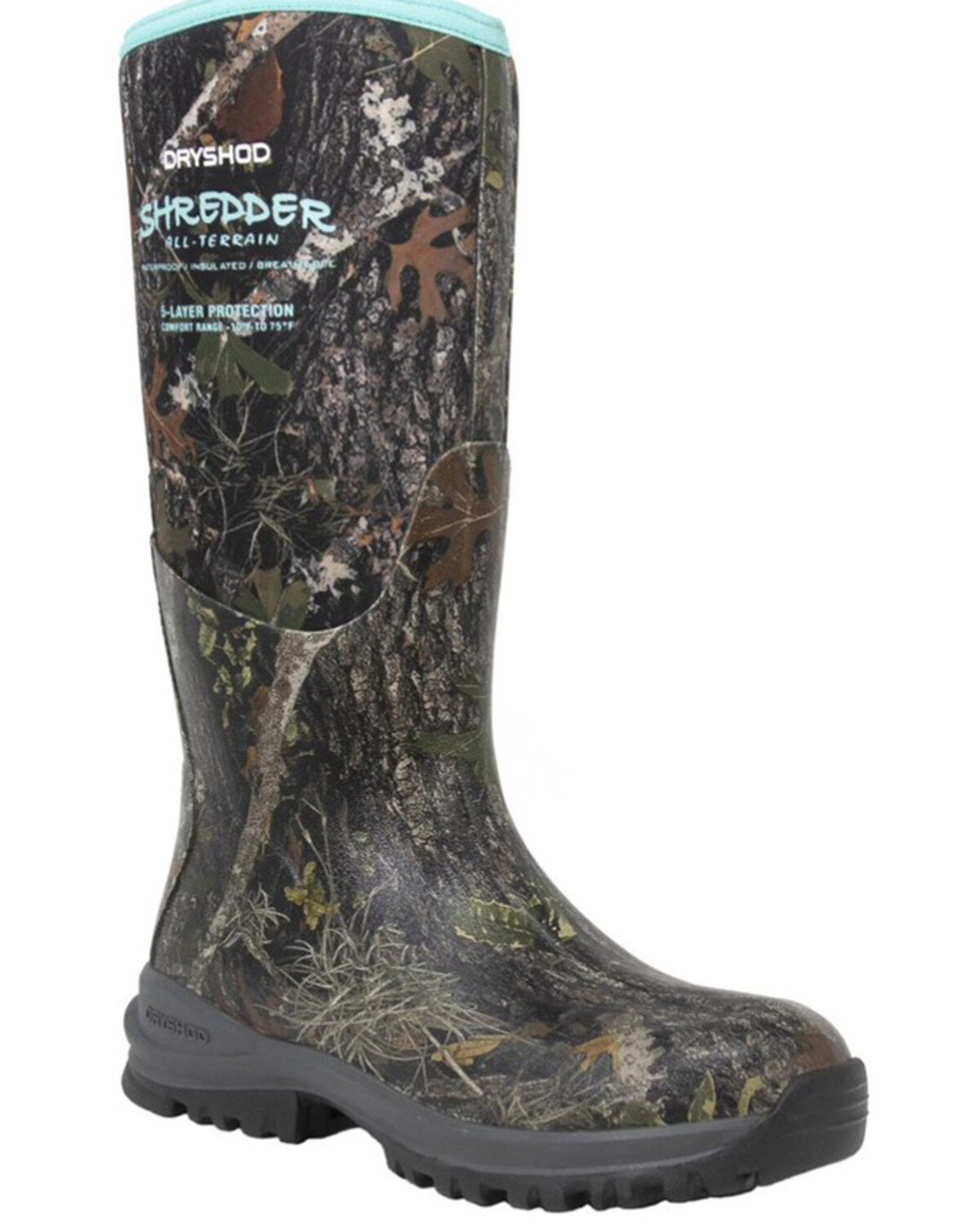 Image #1 - Dryshod Women's Shredder MXT Waterproof Boots - Round Toe, Camouflage, hi-res