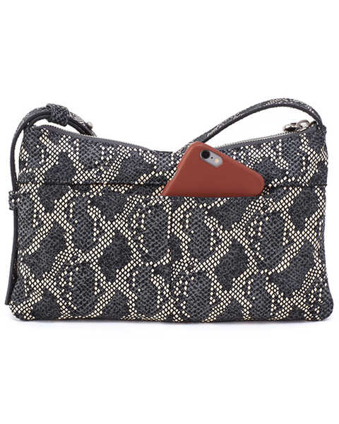 Hobo Women's Paulette Pixel Snake Print Small Crossbody Handbag, Multi, hi-res