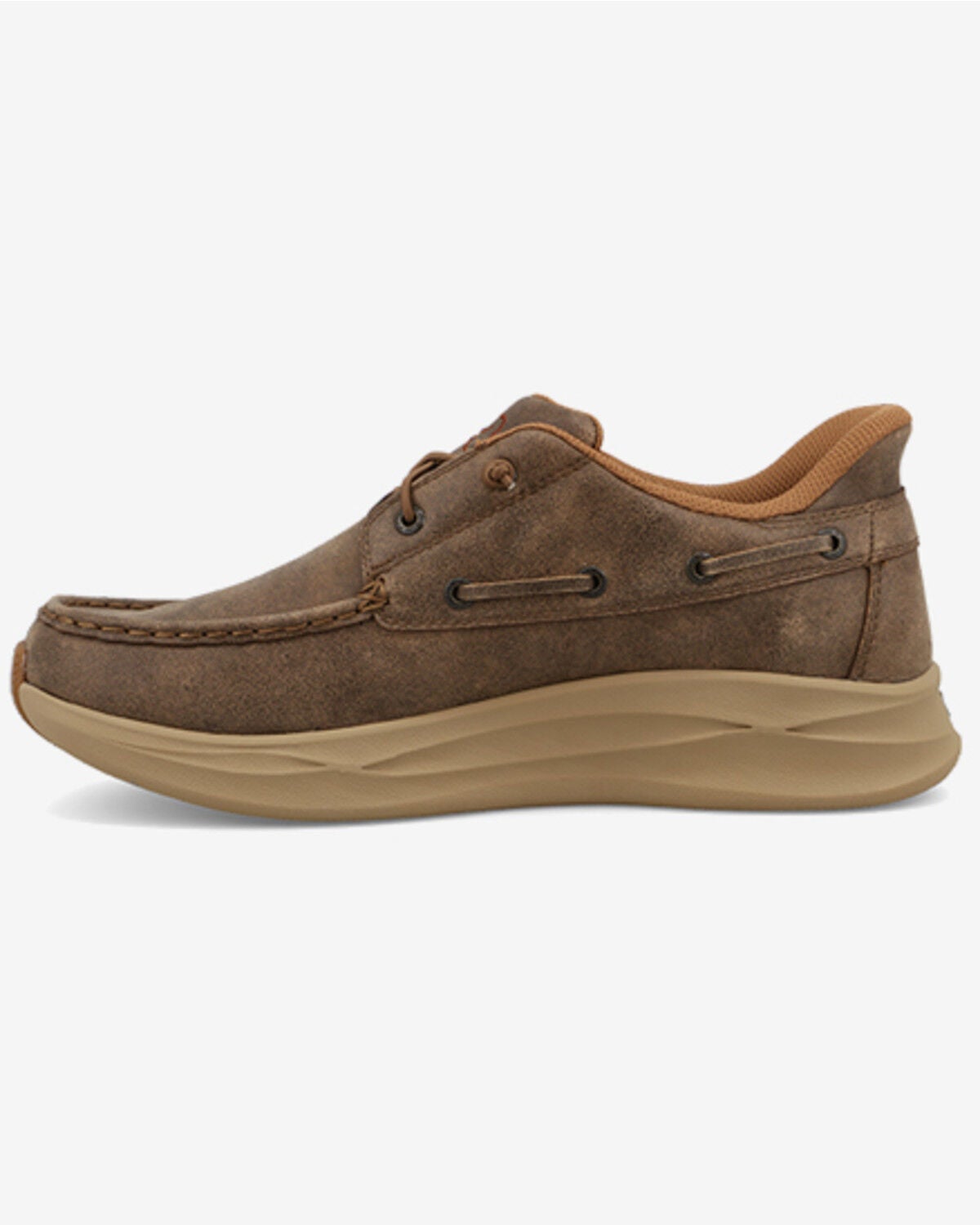 Image #3 - Twisted X Men's Feather X&trade; EZ On Casual Shoes - Moc Toe, Brown, hi-res