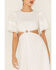 Maia Bergman Women's Ori Crochet Eyelet Open Back Maxi Dress , White, hi-res