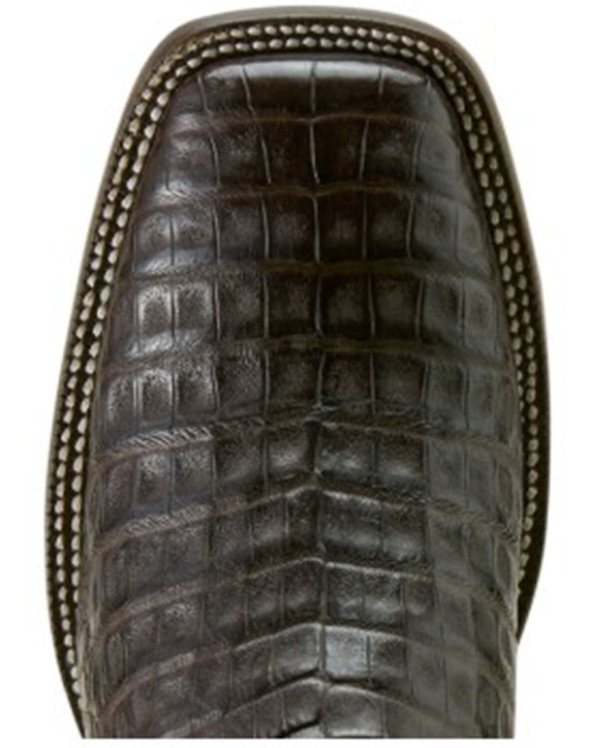 Image #4 - Ariat Men's Callen Exotic Caiman Belly Western Boots - Broad Square Toe, Chocolate, hi-res