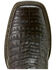 Image #4 - Ariat Men's Callen Exotic Caiman Belly Western Boots - Broad Square Toe, Chocolate, hi-res