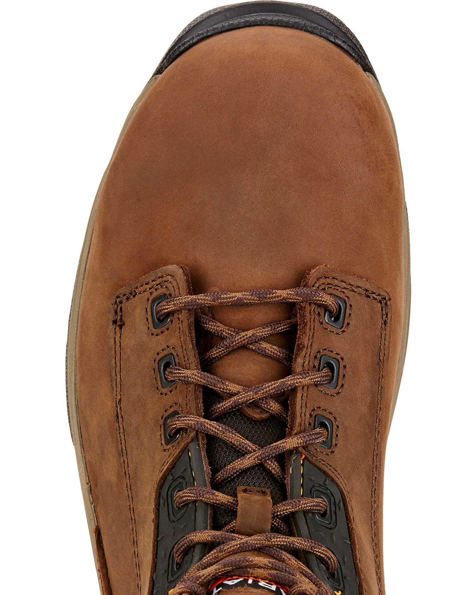Image #10 - Ariat Men's Mastergrip 6" Waterproof Work Boots - Soft Toe, Brown, hi-res