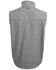 STS Ranchwear Men's Light Leather Barrier Vest , Heather Grey, hi-res