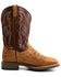 Image #2 - Dan Post Men's Saddle Hand Quill Ostrich Western Boots - Broad Square Toe, , hi-res