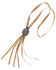 Montana Silversmiths Women's Minimal Gem Corded Leather Necklace, Silver, hi-res