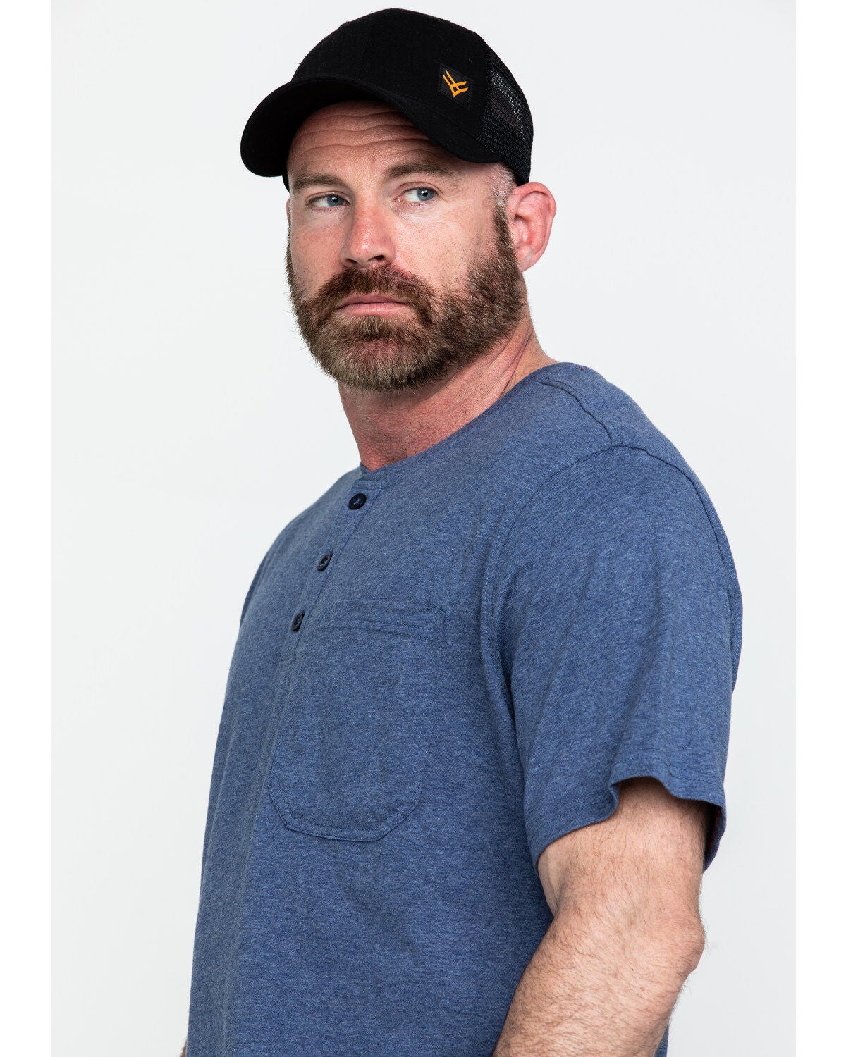 mens short sleeve henley pocket t shirts
