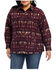 Image #1 - Ariat Women's Southwestern Print Shacket - Plus Size, Purple, hi-res