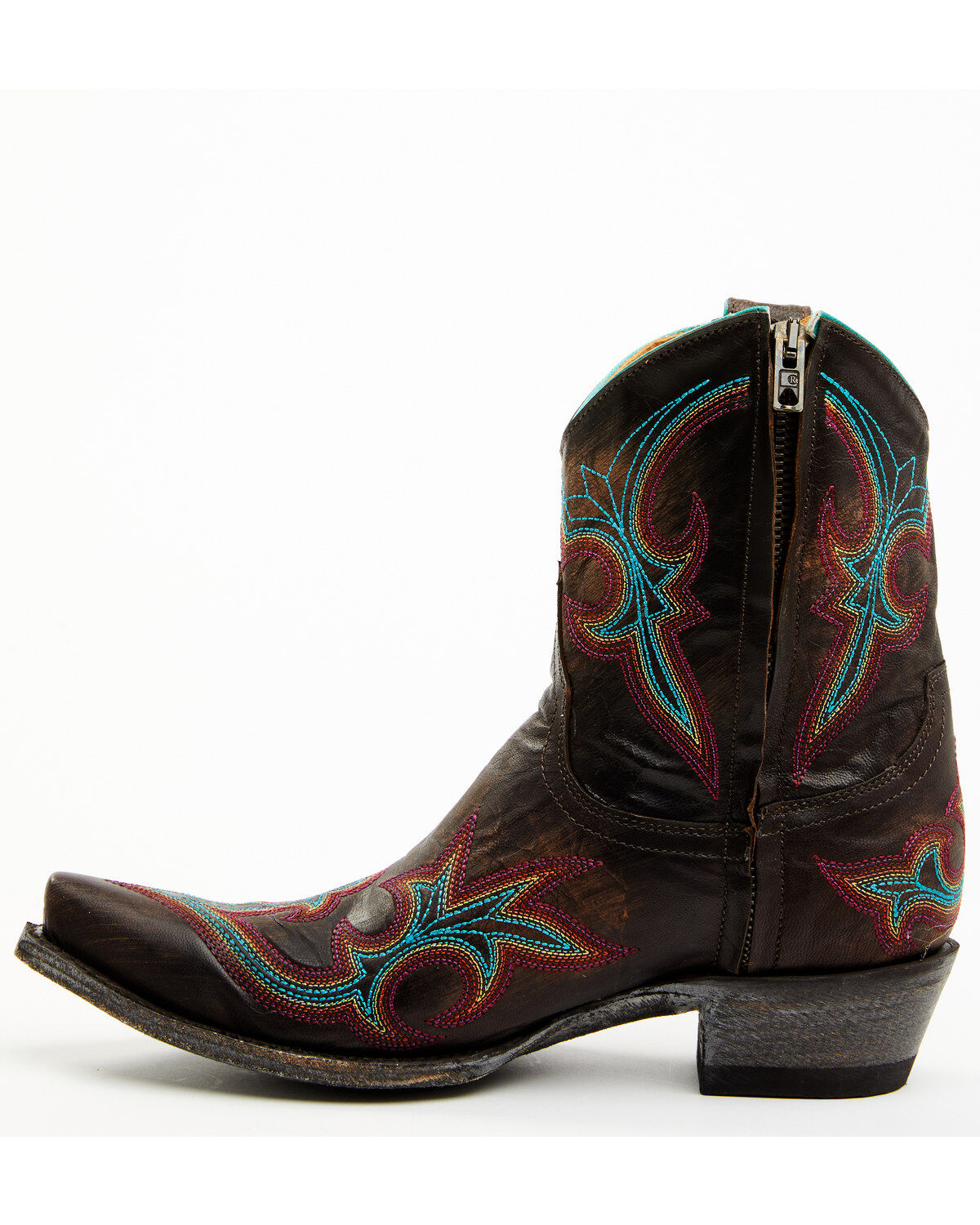Image #3 - Old Gringo Women's Diego Short Embroidered Booties - Snip Toe, , hi-res