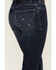 Image #4 - Wrangler Women's Willow Dark Wash Mid Rise Ultimate Riding Trouser Jeans, Dark Wash, hi-res
