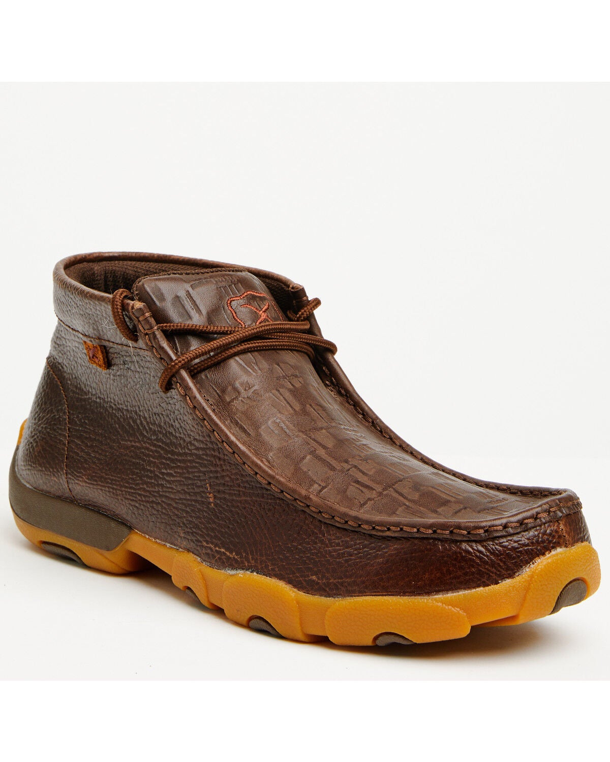 Twisted X Men's Chukka Driving Mocs, Brown, hi-res