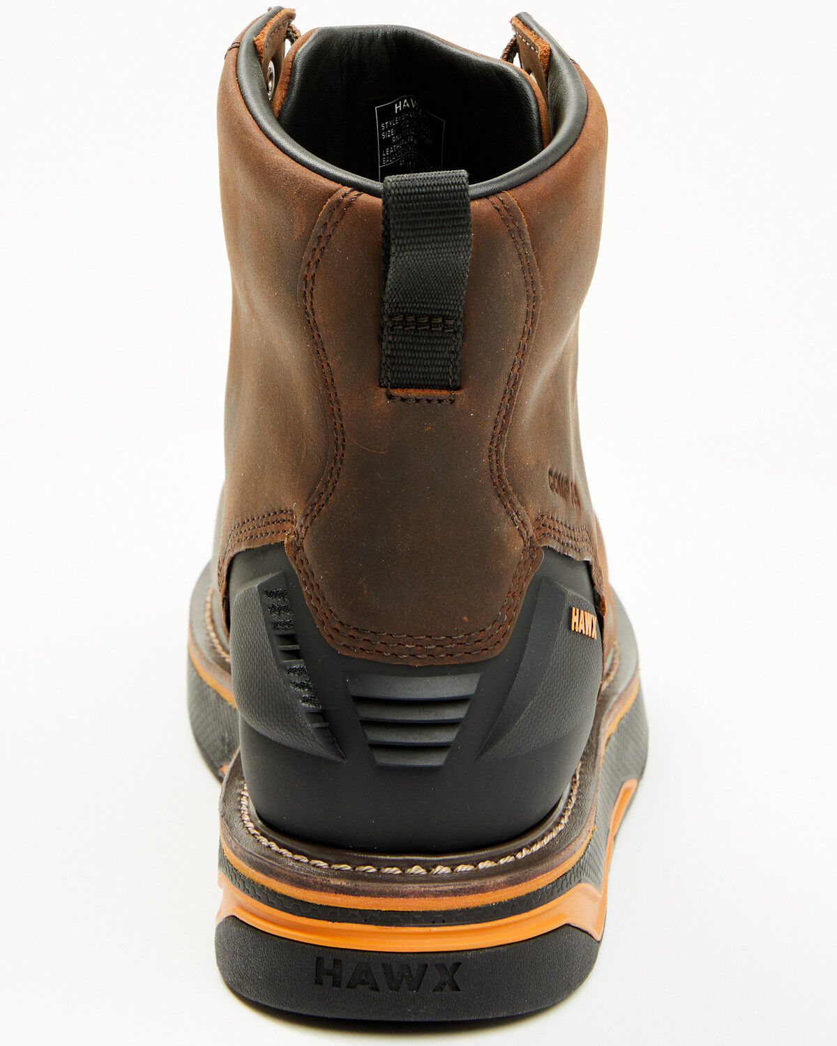 Image #5 - Hawx Men's 6" Airflow Heat Transfer System Paver Work Boots - Composite Toe, Dark Brown, hi-res